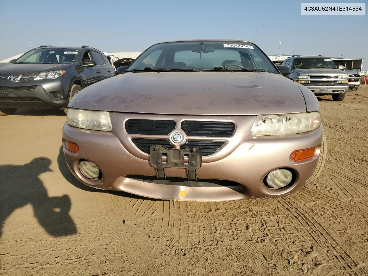 1996 Chrysler Sebring Lxi VIN: 4C3AU52N4TE314534 Lot: 75043814