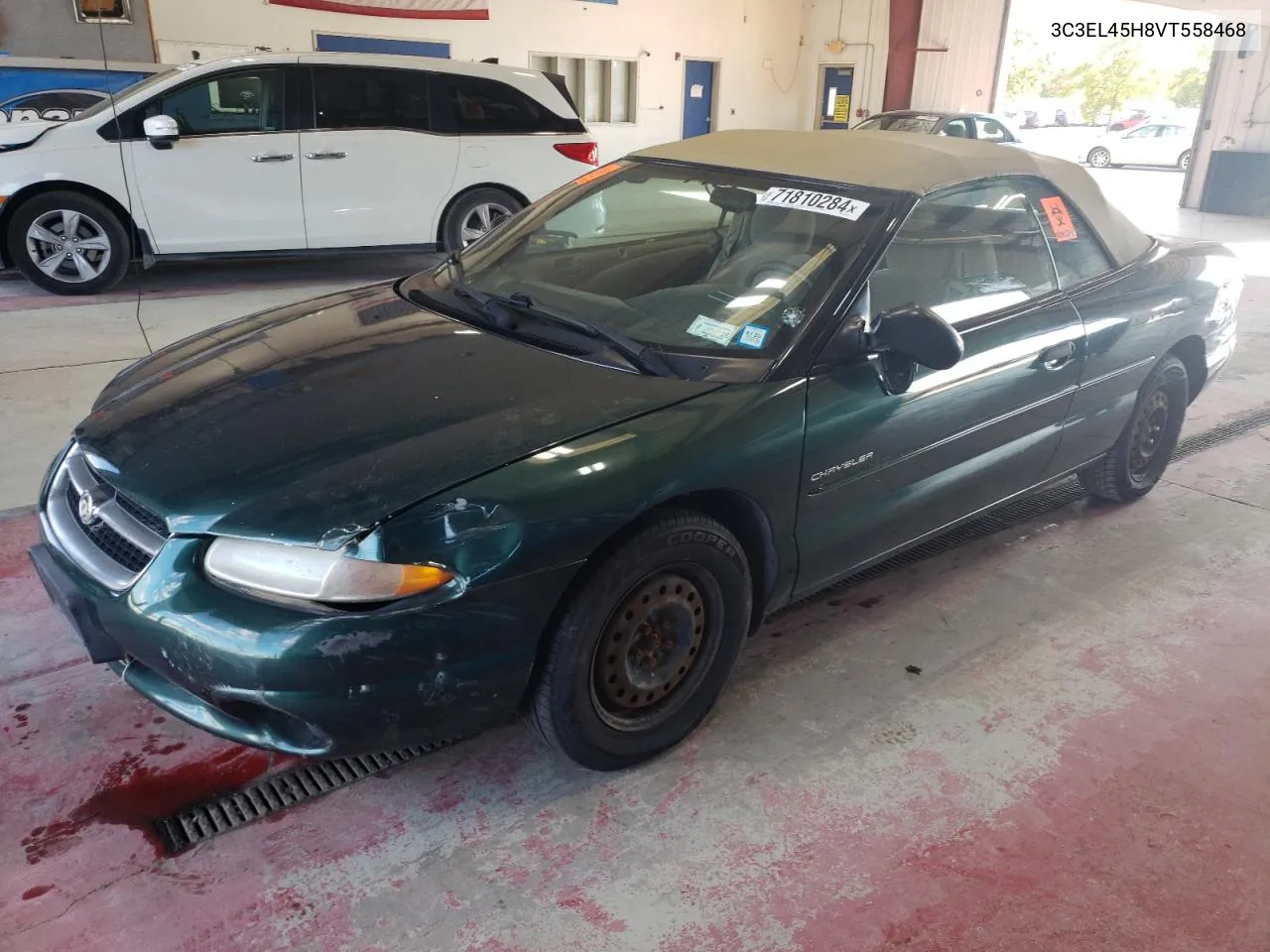 1997 Chrysler Sebring Jx VIN: 3C3EL45H8VT558468 Lot: 71810284