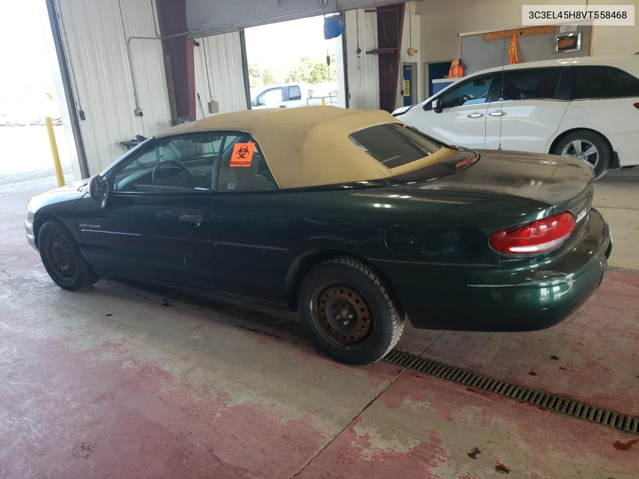 1997 Chrysler Sebring Jx VIN: 3C3EL45H8VT558468 Lot: 71810284