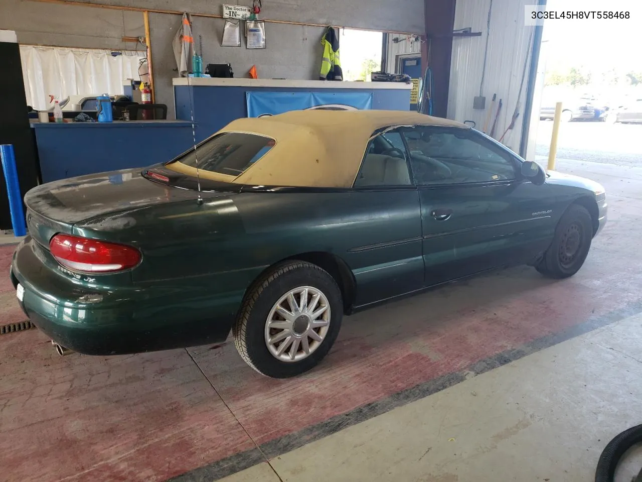 1997 Chrysler Sebring Jx VIN: 3C3EL45H8VT558468 Lot: 71810284