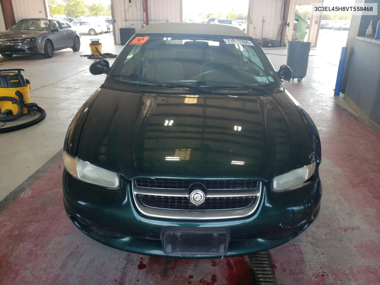 1997 Chrysler Sebring Jx VIN: 3C3EL45H8VT558468 Lot: 71810284