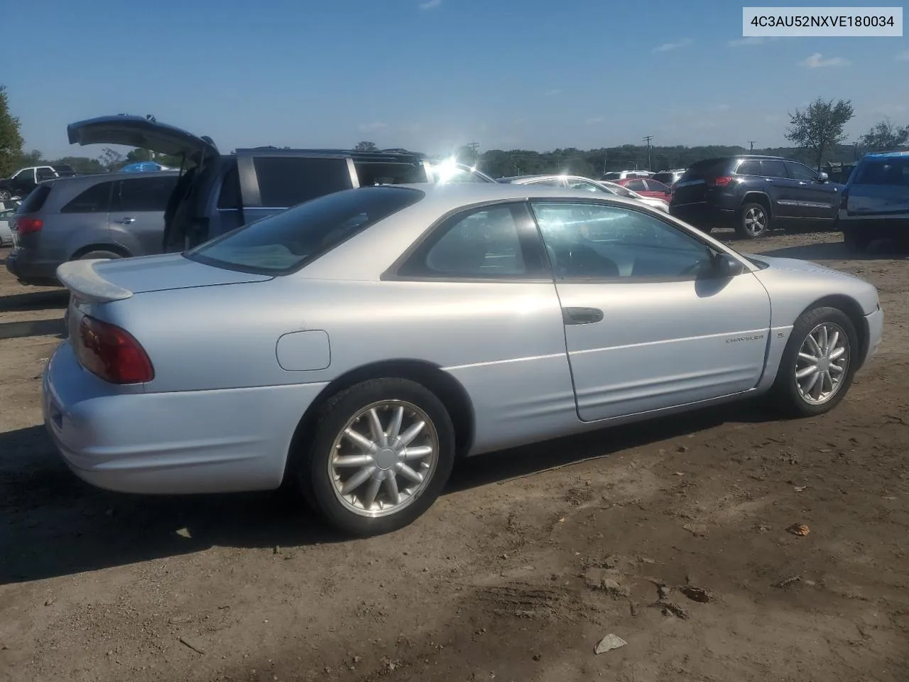 1997 Chrysler Sebring Lxi VIN: 4C3AU52NXVE180034 Lot: 73413994