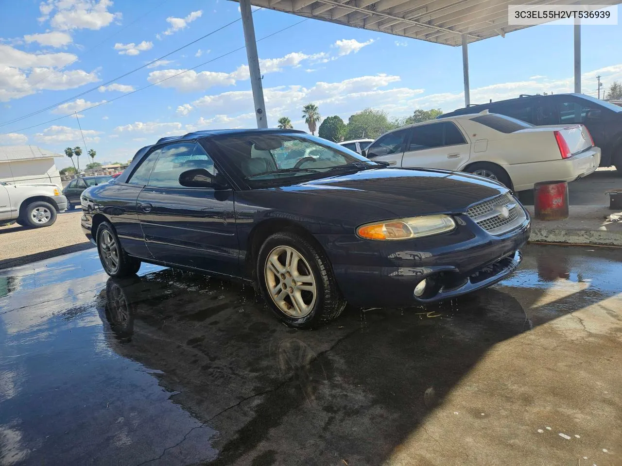 1997 Chrysler Sebring Jxi VIN: 3C3EL55H2VT536939 Lot: 78543894