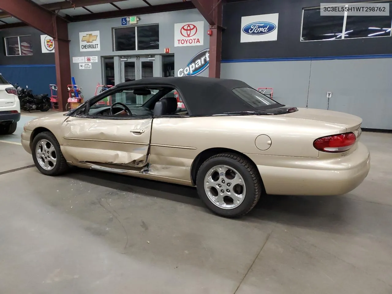 1998 Chrysler Sebring Jxi VIN: 3C3EL55H1WT298762 Lot: 75434604