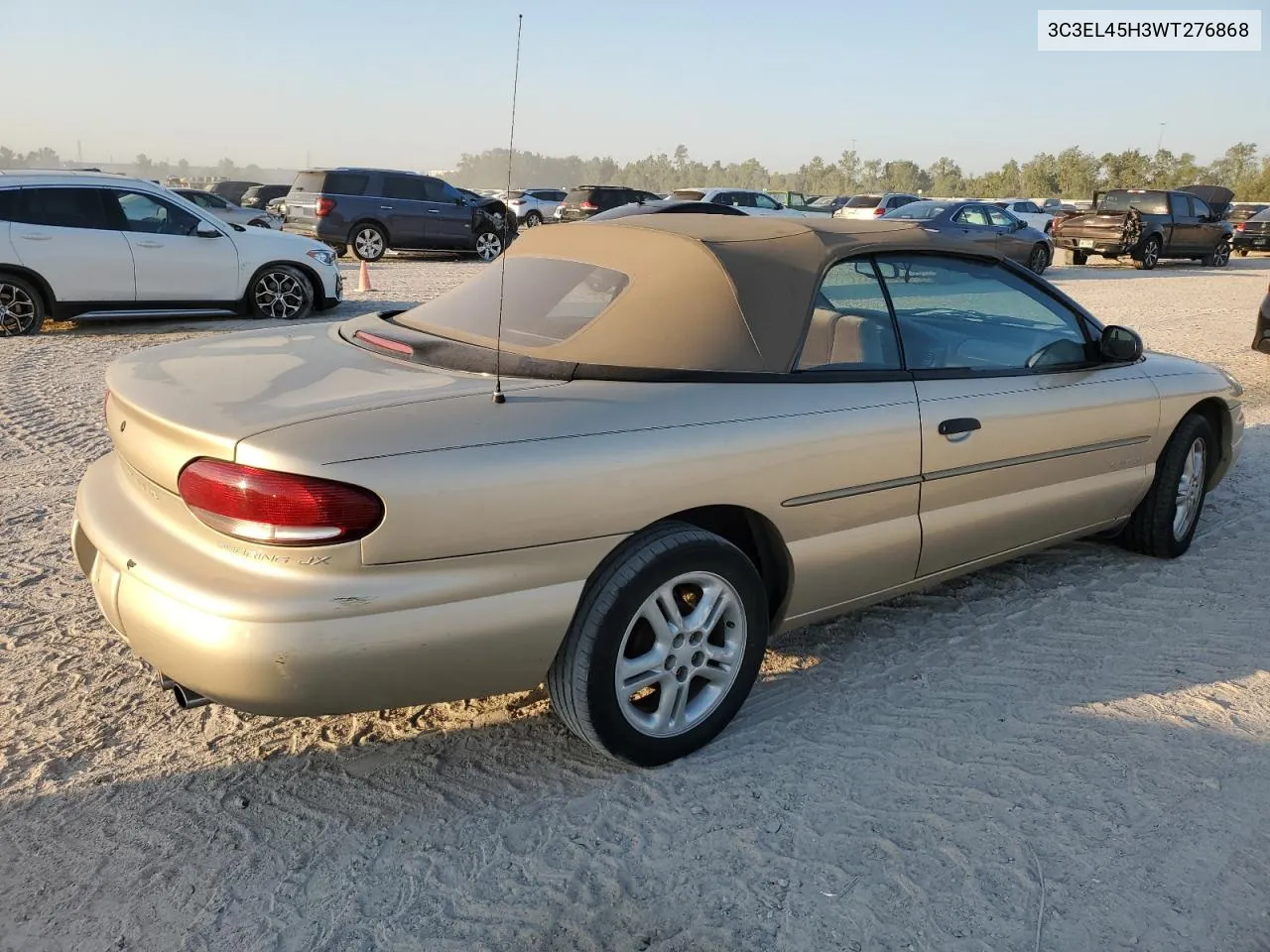 1998 Chrysler Sebring Jx VIN: 3C3EL45H3WT276868 Lot: 75484314