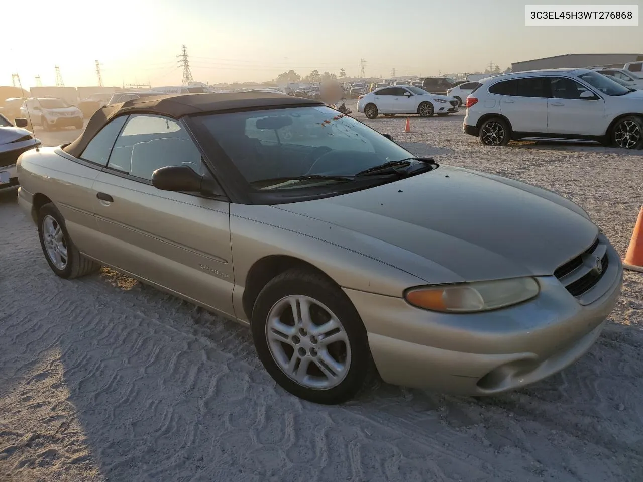 1998 Chrysler Sebring Jx VIN: 3C3EL45H3WT276868 Lot: 75484314