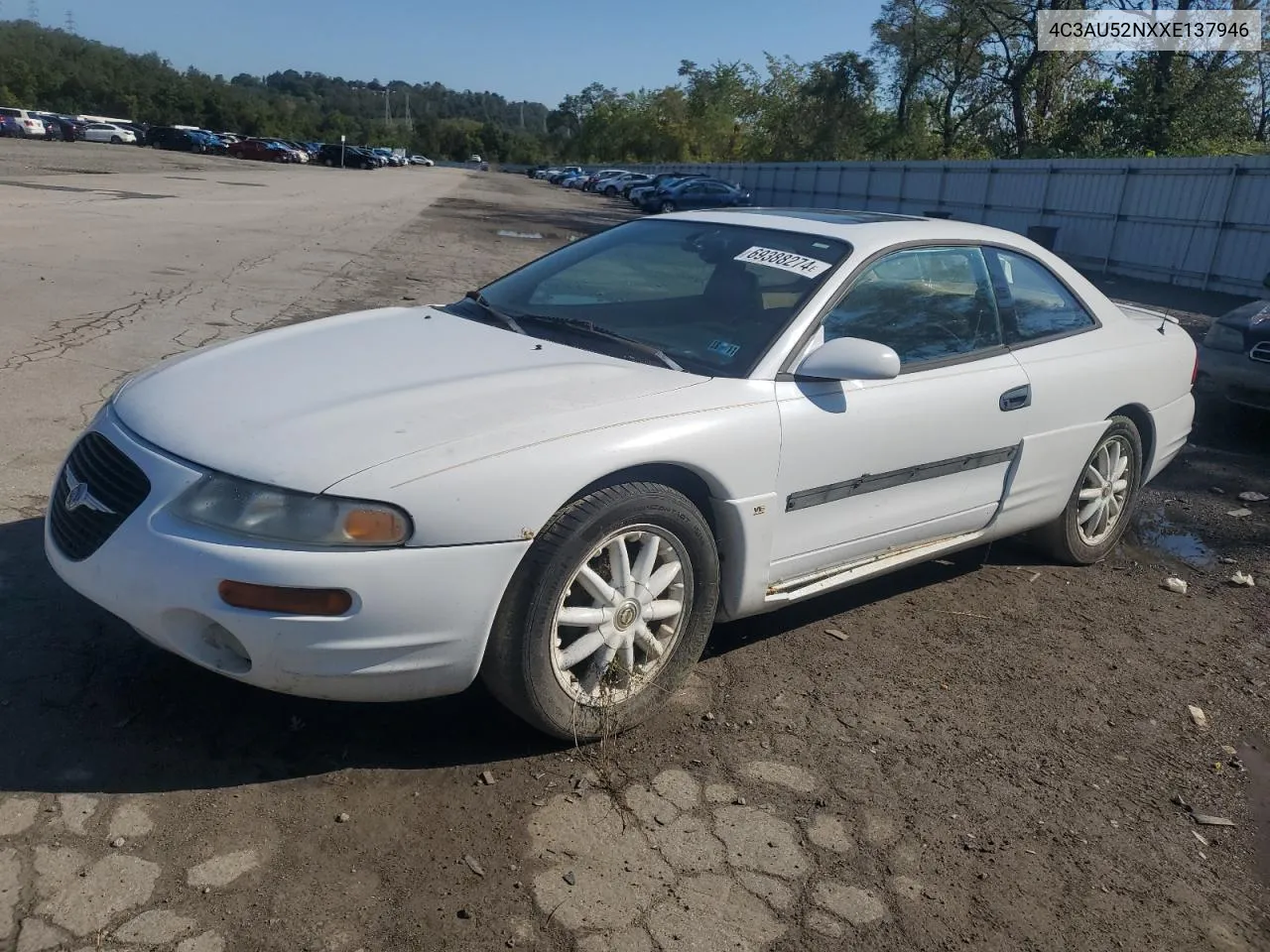 1999 Chrysler Sebring Lxi VIN: 4C3AU52NXXE137946 Lot: 69388274