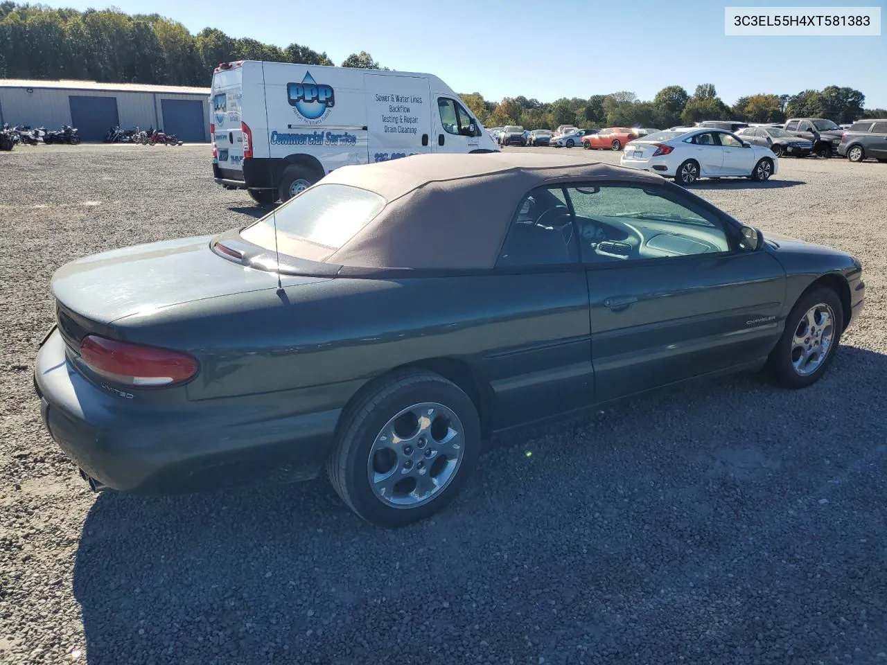 1999 Chrysler Sebring Jxi VIN: 3C3EL55H4XT581383 Lot: 76517414