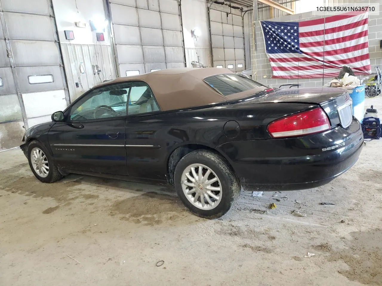 2001 Chrysler Sebring Lxi VIN: 1C3EL55U61N635710 Lot: 53692294