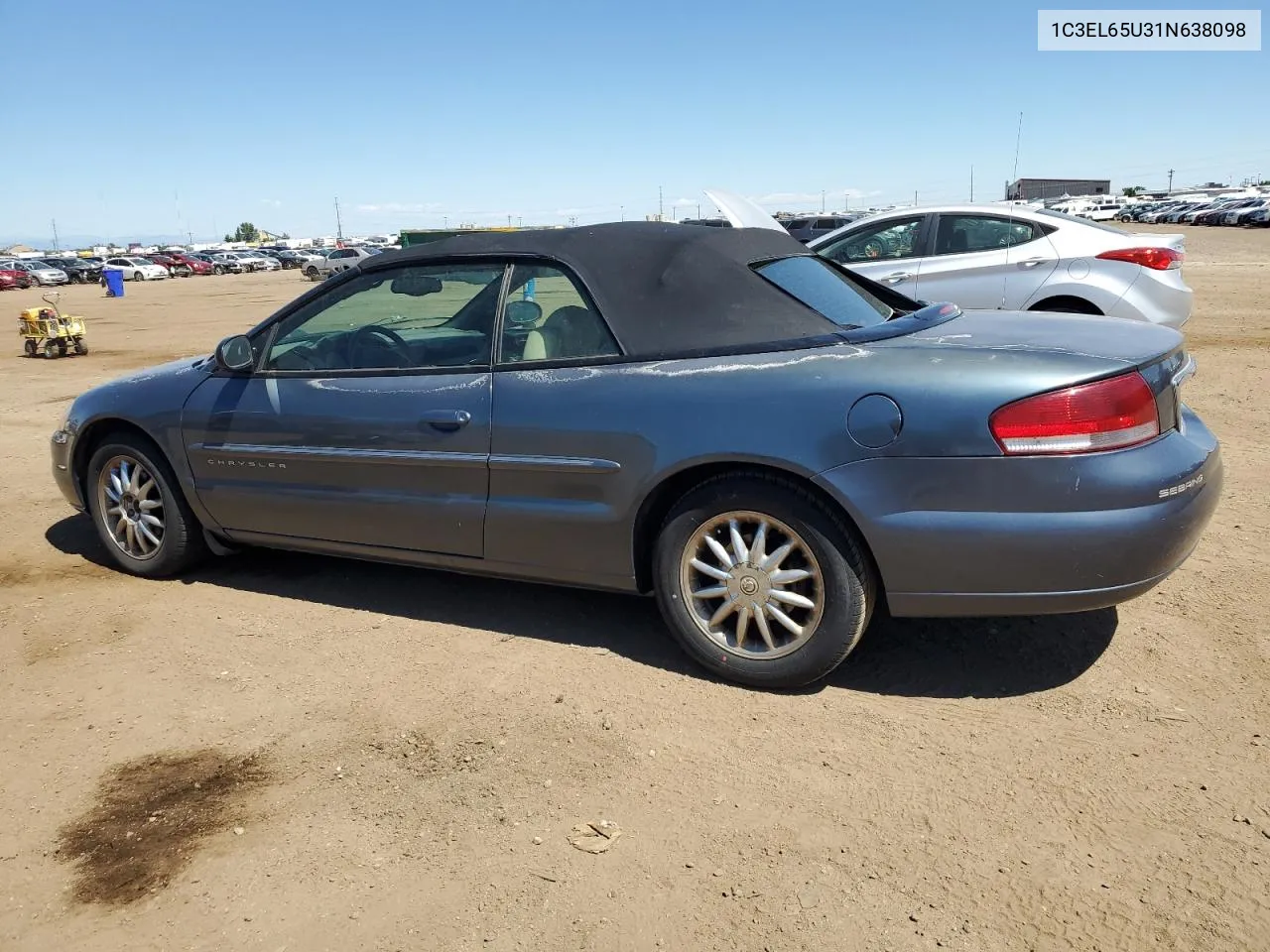 1C3EL65U31N638098 2001 Chrysler Sebring Limited