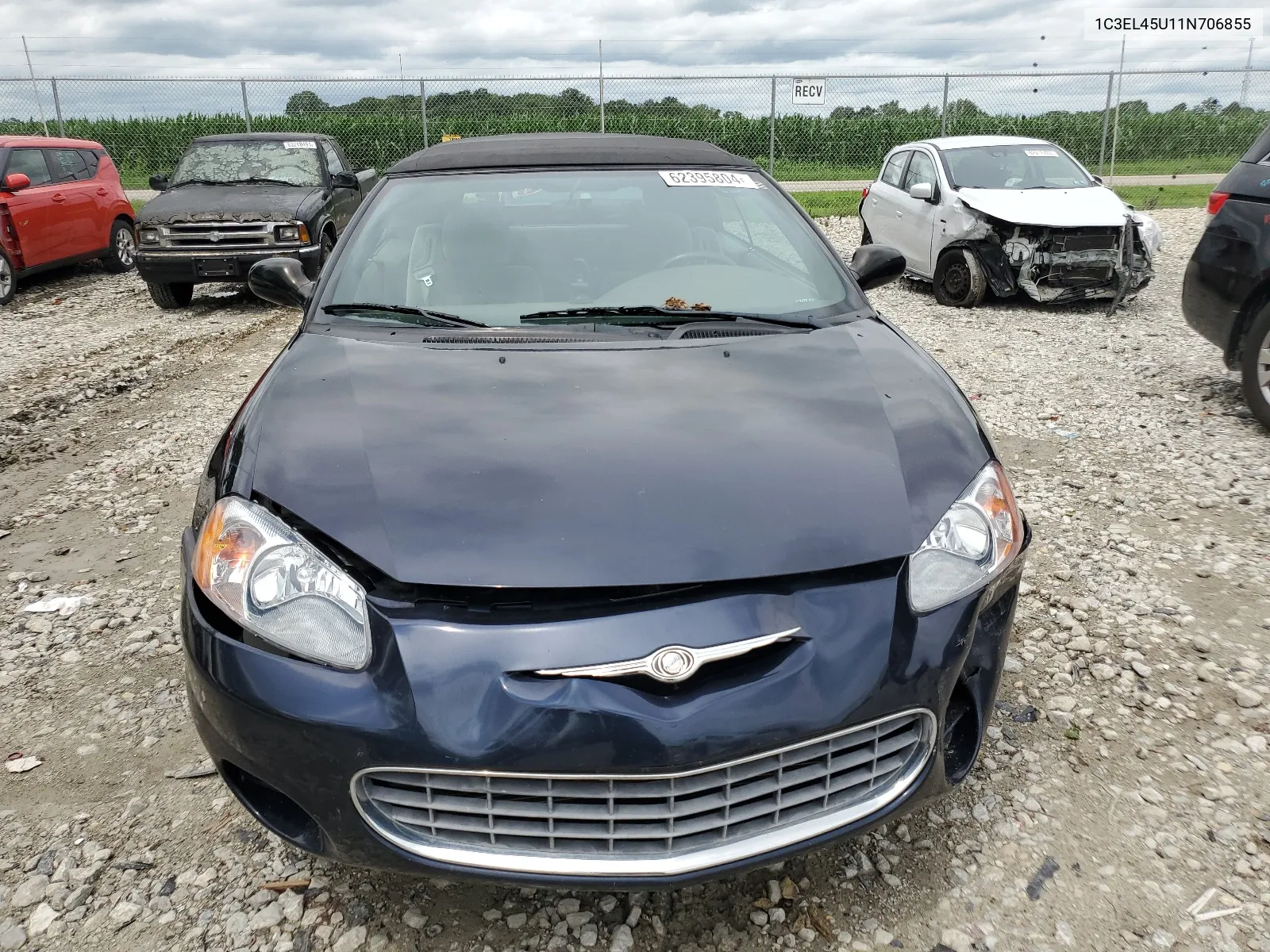 2001 Chrysler Sebring Lx VIN: 1C3EL45U11N706855 Lot: 62395804