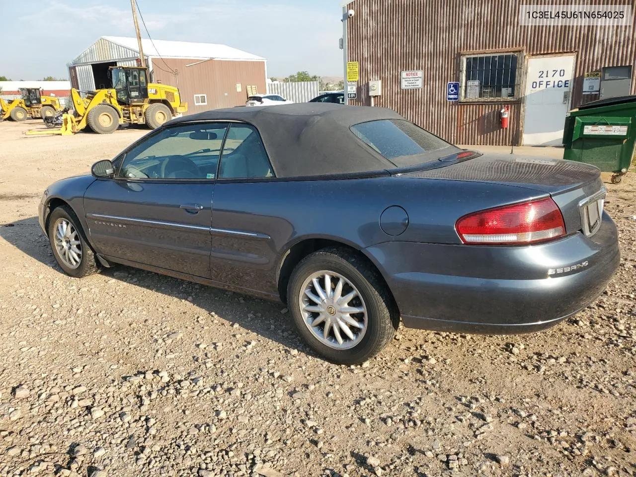 2001 Chrysler Sebring Lx VIN: 1C3EL45U61N654025 Lot: 71250534