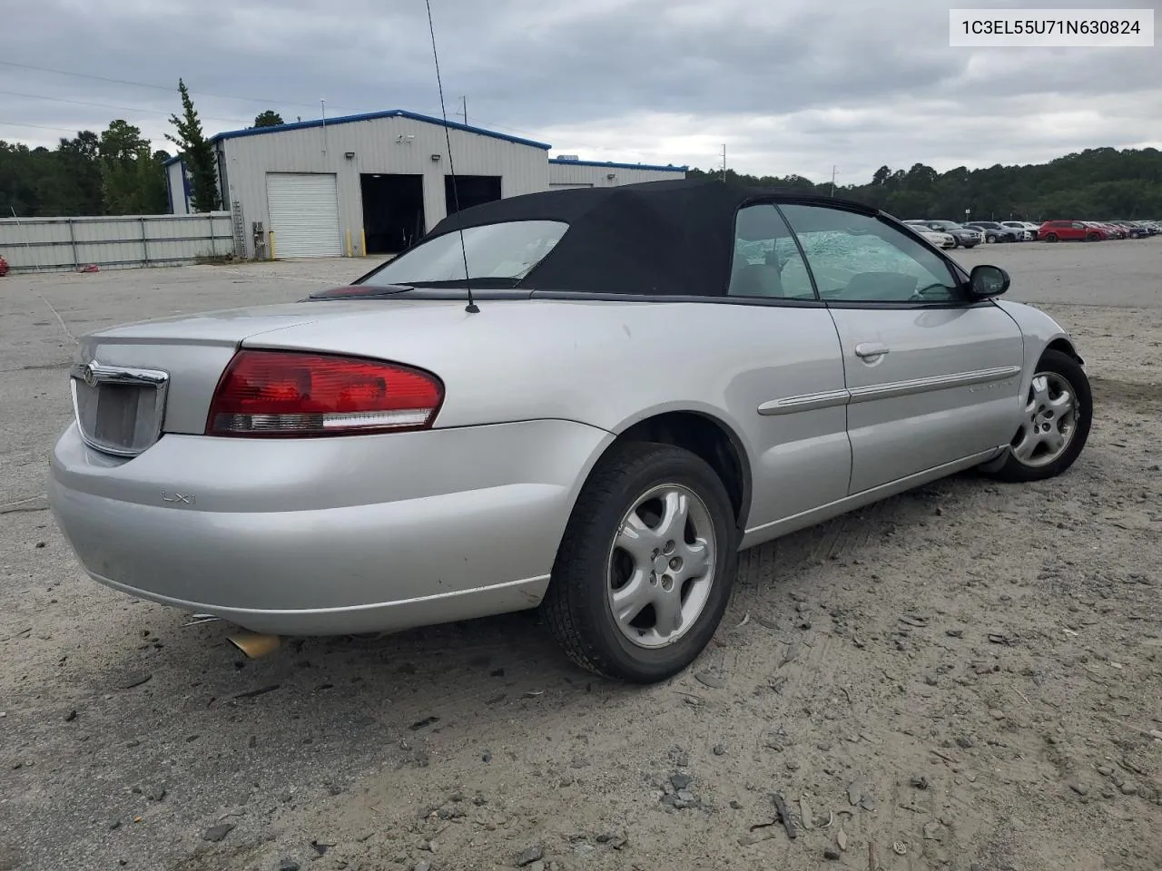 2001 Chrysler Sebring Lxi VIN: 1C3EL55U71N630824 Lot: 71733504