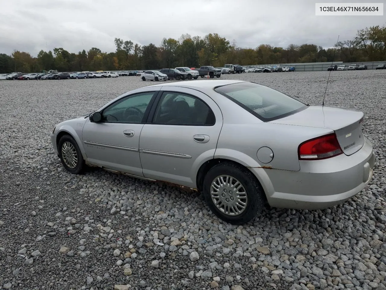 2001 Chrysler Sebring Lx VIN: 1C3EL46X71N656634 Lot: 75848074