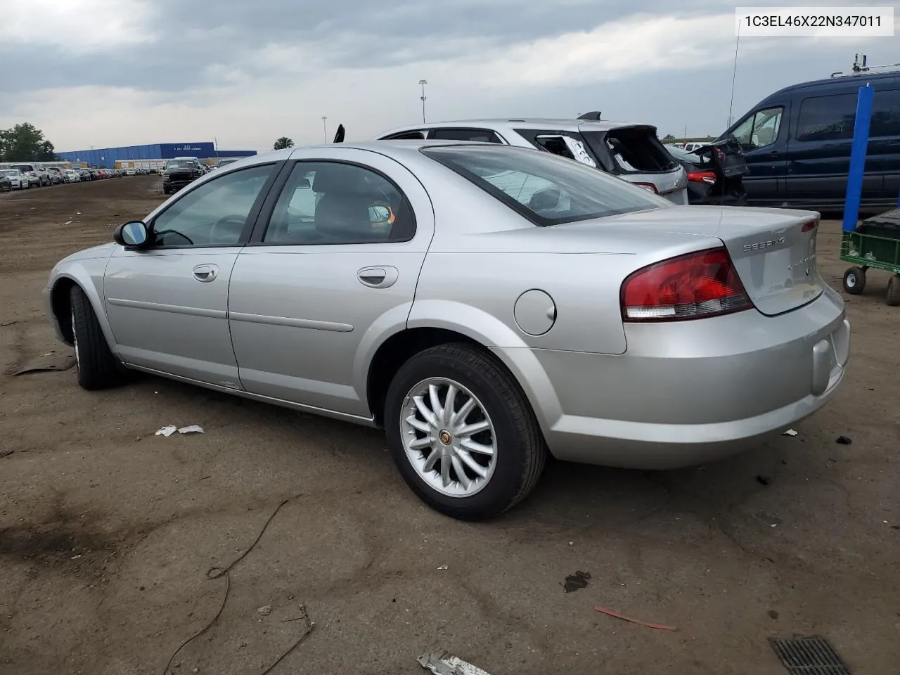 2002 Chrysler Sebring Lx VIN: 1C3EL46X22N347011 Lot: 68924414