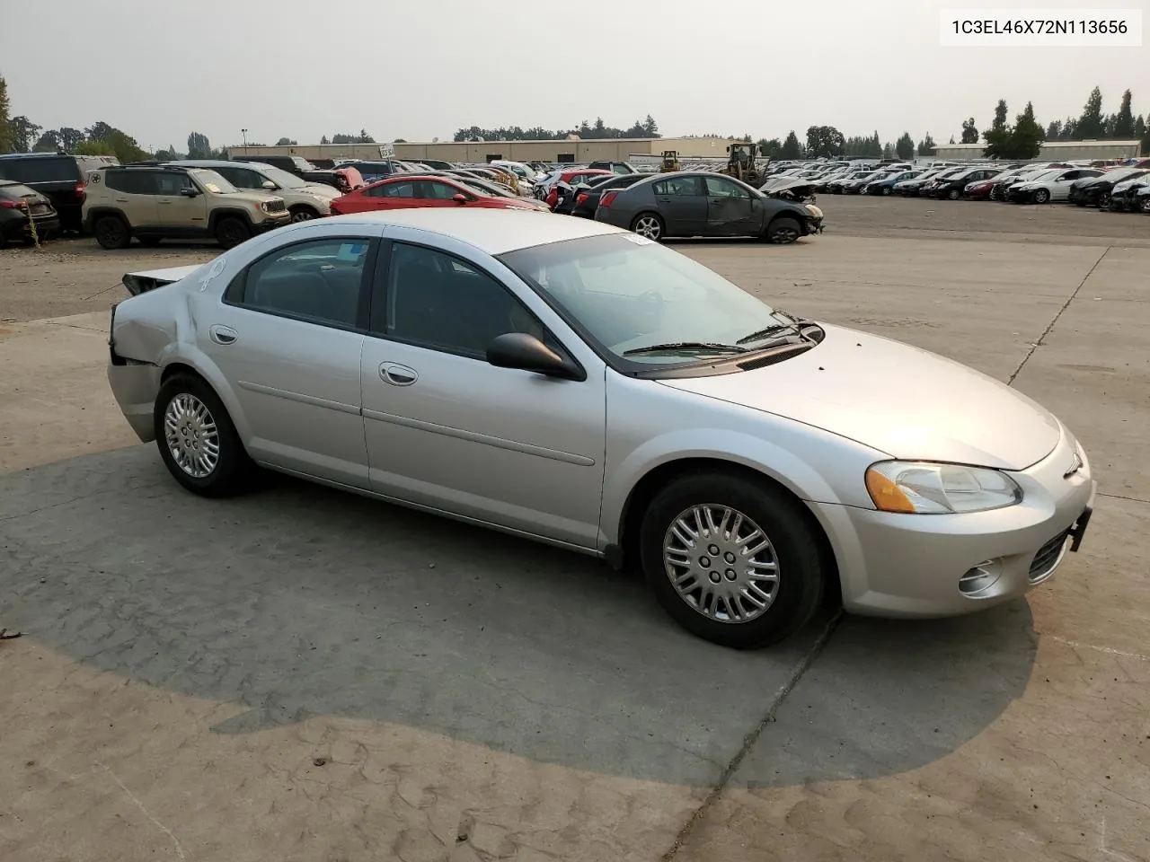 2002 Chrysler Sebring Lx VIN: 1C3EL46X72N113656 Lot: 70716644