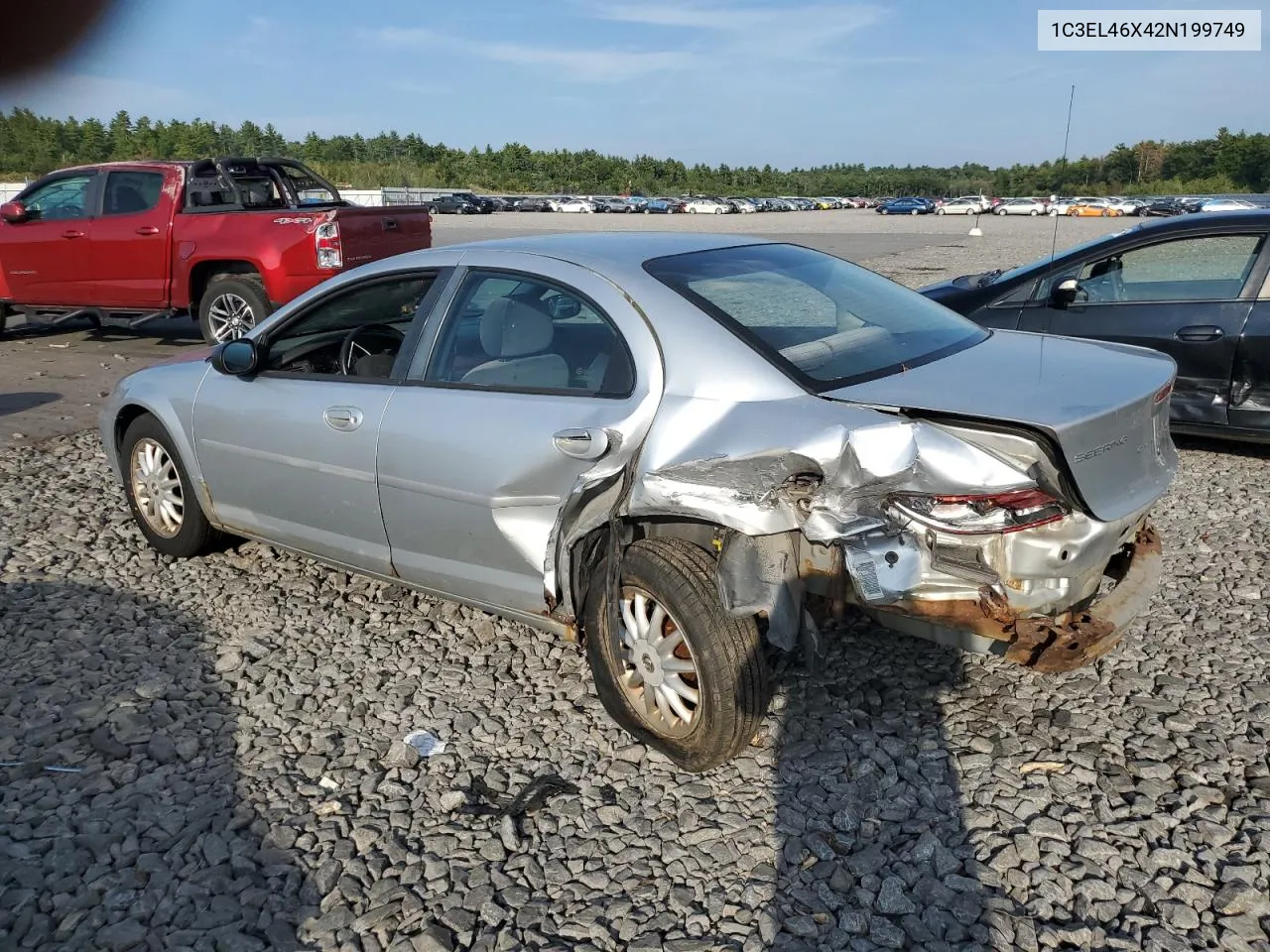 2002 Chrysler Sebring Lx VIN: 1C3EL46X42N199749 Lot: 75268424