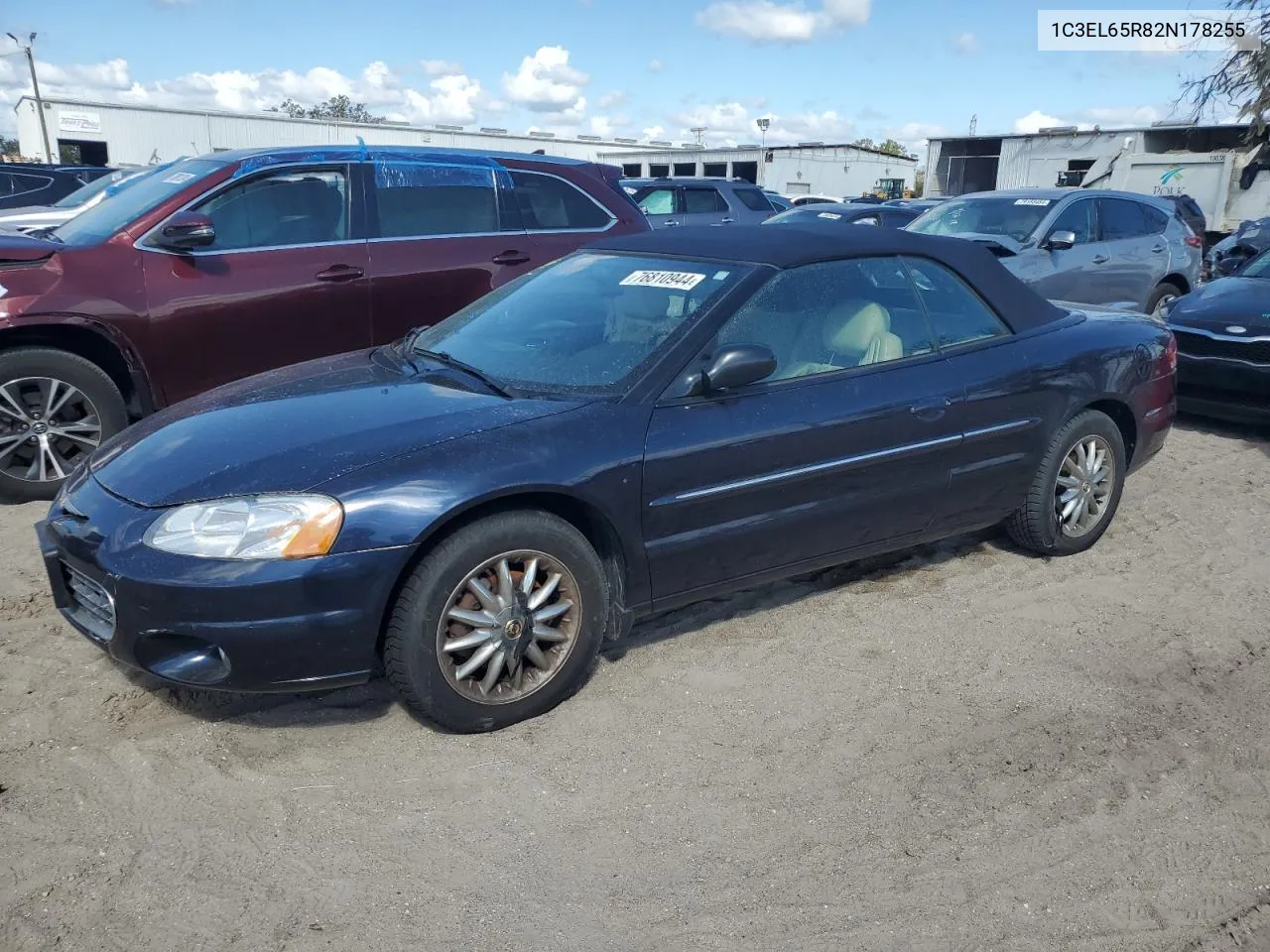 2002 Chrysler Sebring Limited VIN: 1C3EL65R82N178255 Lot: 76810944