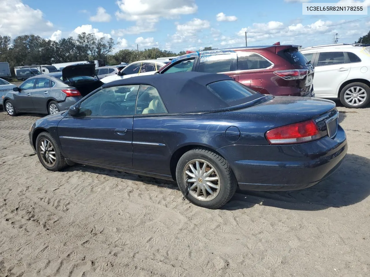 2002 Chrysler Sebring Limited VIN: 1C3EL65R82N178255 Lot: 76810944