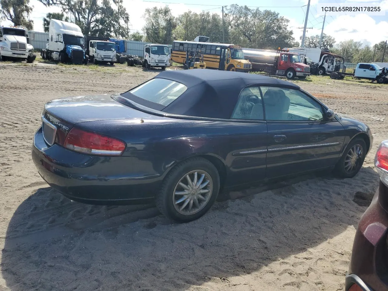 2002 Chrysler Sebring Limited VIN: 1C3EL65R82N178255 Lot: 76810944