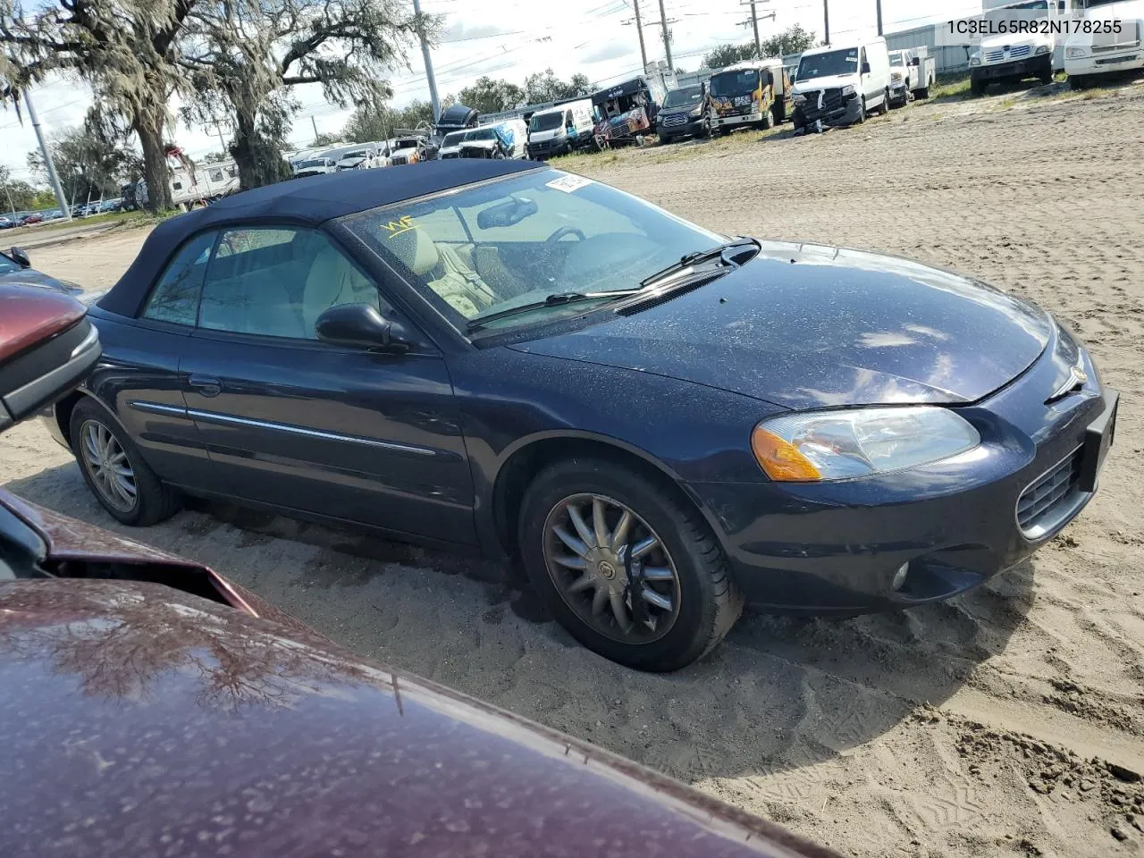 2002 Chrysler Sebring Limited VIN: 1C3EL65R82N178255 Lot: 76810944