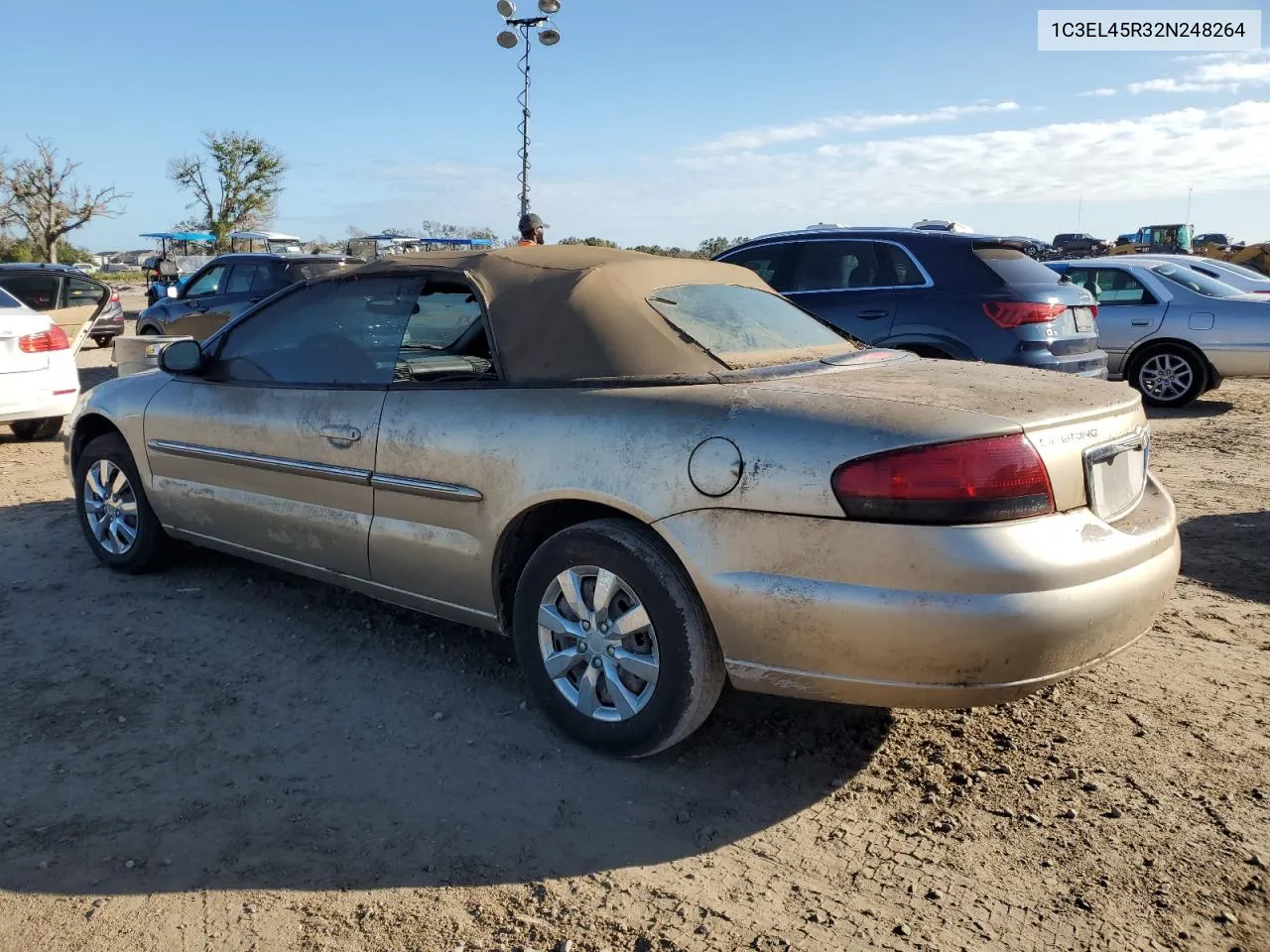 2002 Chrysler Sebring Lx VIN: 1C3EL45R32N248264 Lot: 78304384