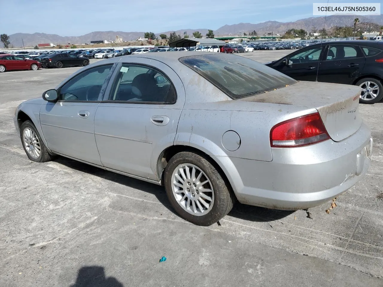 2002 Chrysler Sebring VIN: 1C3EL46J75N505360 Lot: 79333734