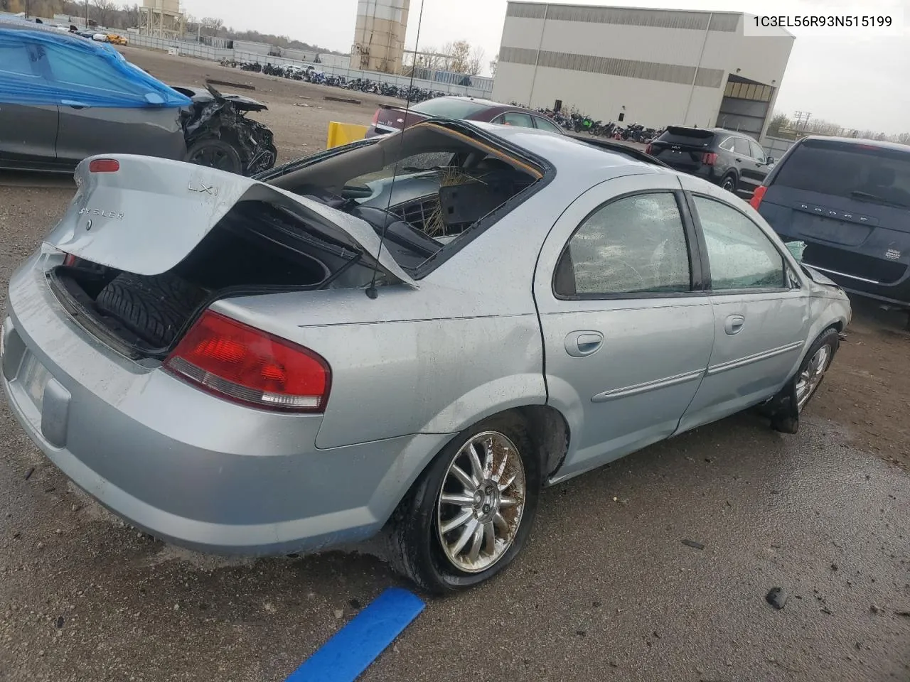 2003 Chrysler Sebring Lxi VIN: 1C3EL56R93N515199 Lot: 78422514