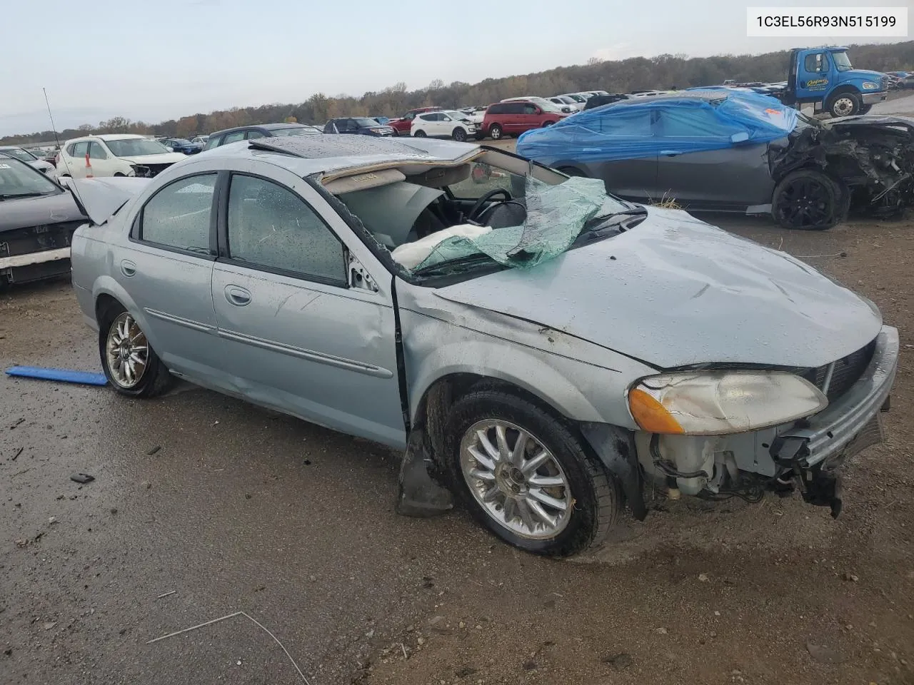 2003 Chrysler Sebring Lxi VIN: 1C3EL56R93N515199 Lot: 78422514