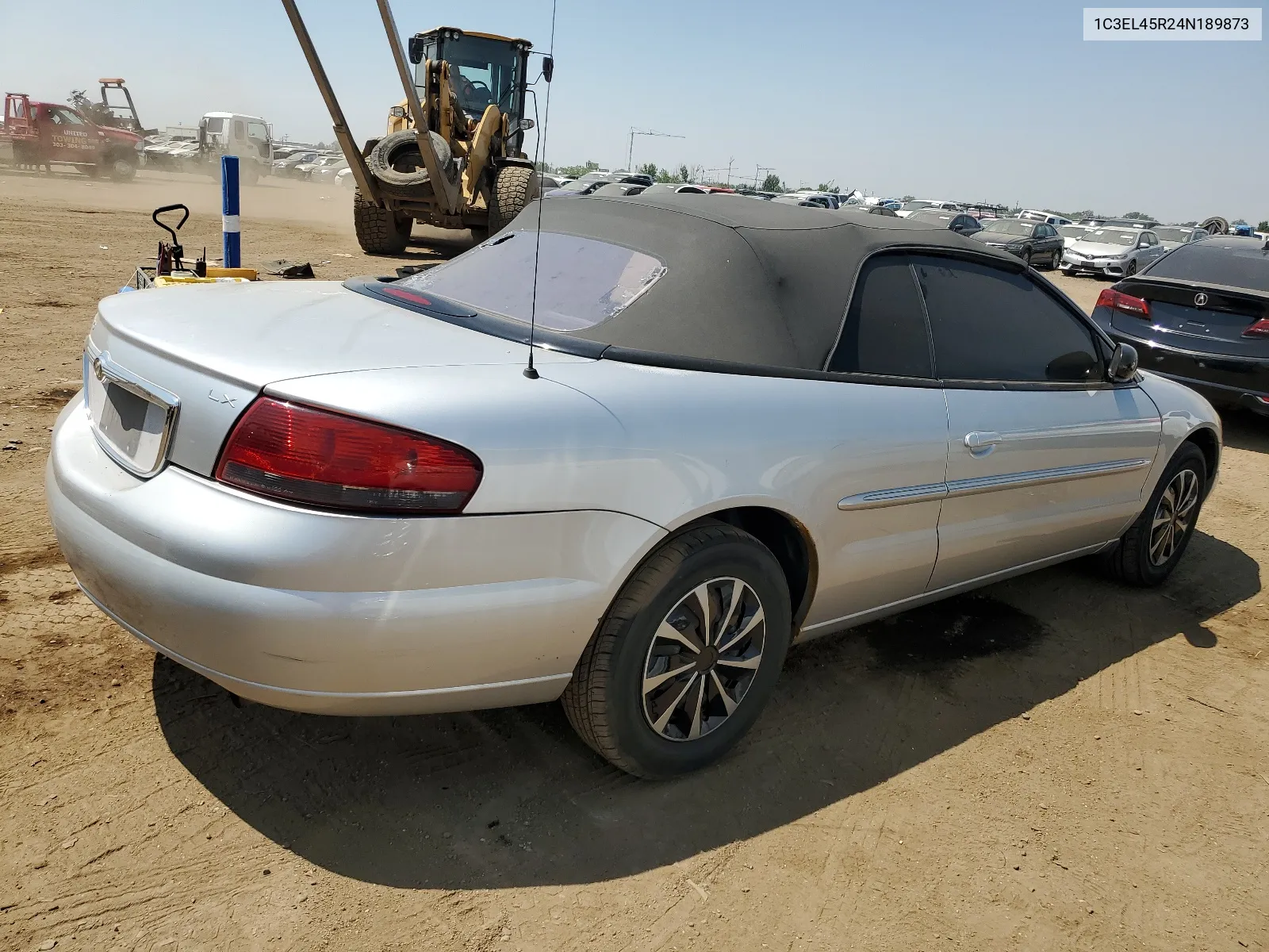 2004 Chrysler Sebring Lx VIN: 1C3EL45R24N189873 Lot: 65836494