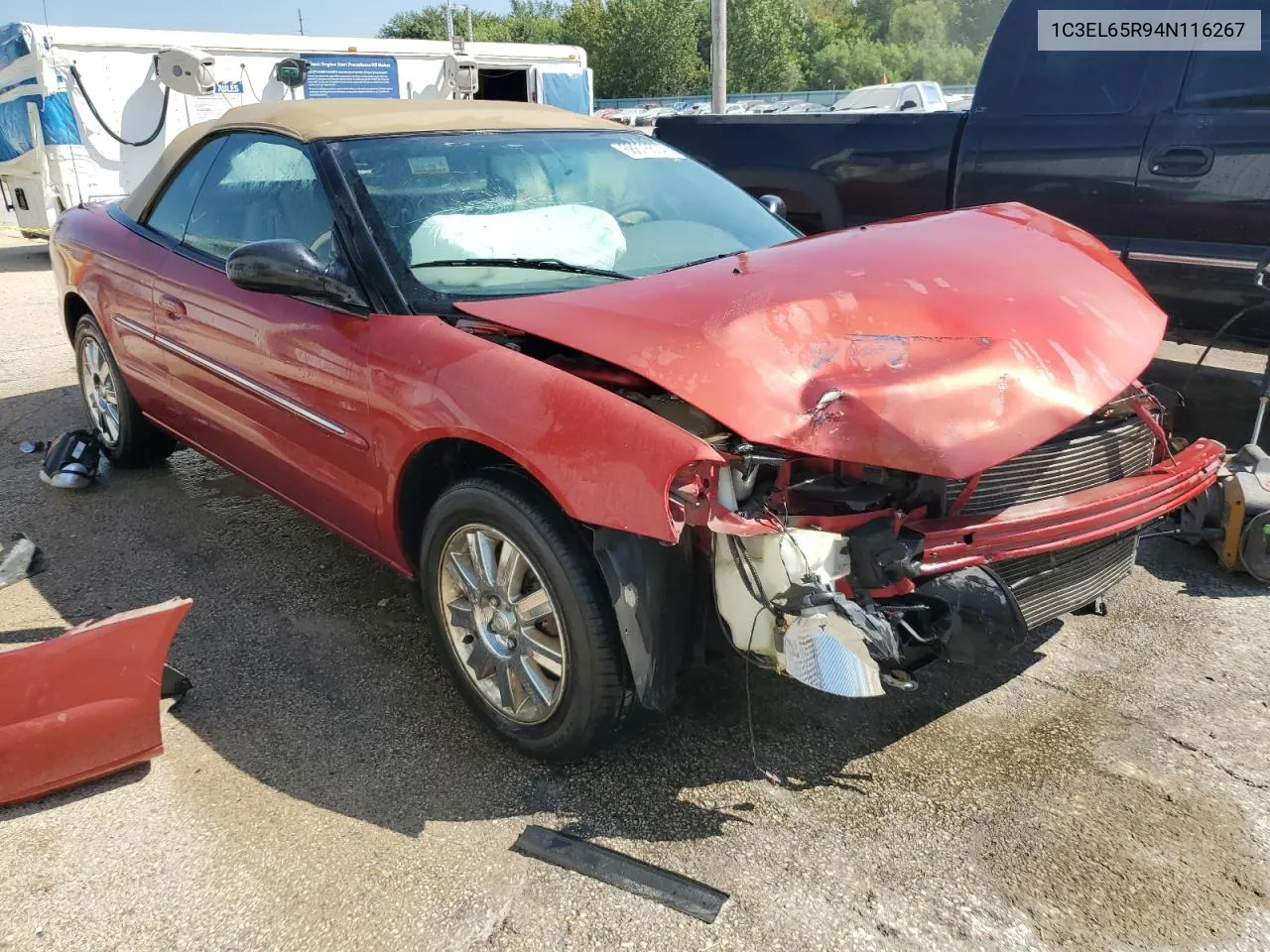 2004 Chrysler Sebring Limited VIN: 1C3EL65R94N116267 Lot: 68676504