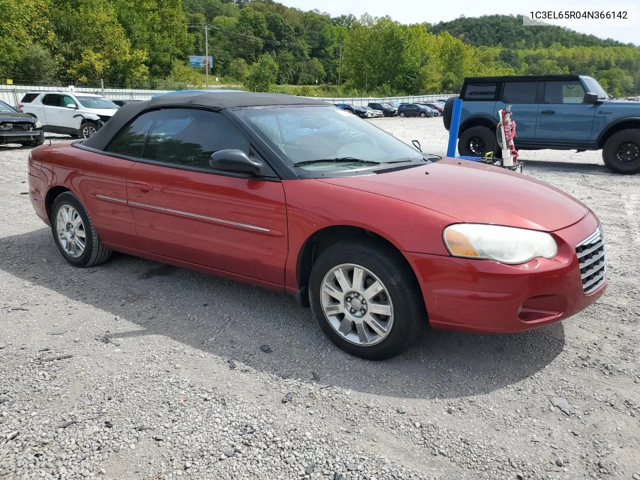 2004 Chrysler Sebring Limited VIN: 1C3EL65R04N366142 Lot: 70179044