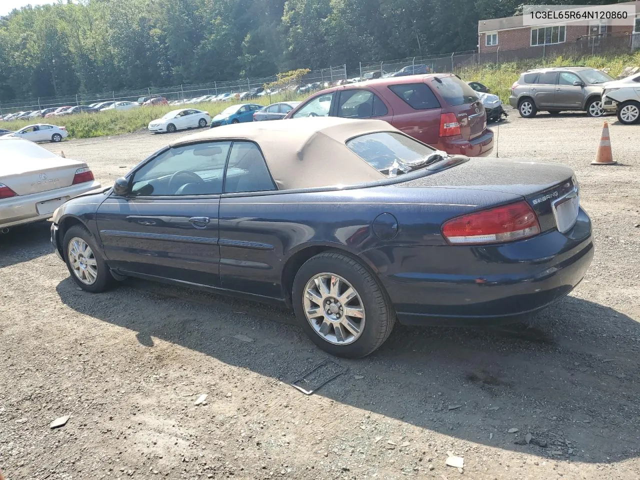 2004 Chrysler Sebring Limited VIN: 1C3EL65R64N120860 Lot: 70438254