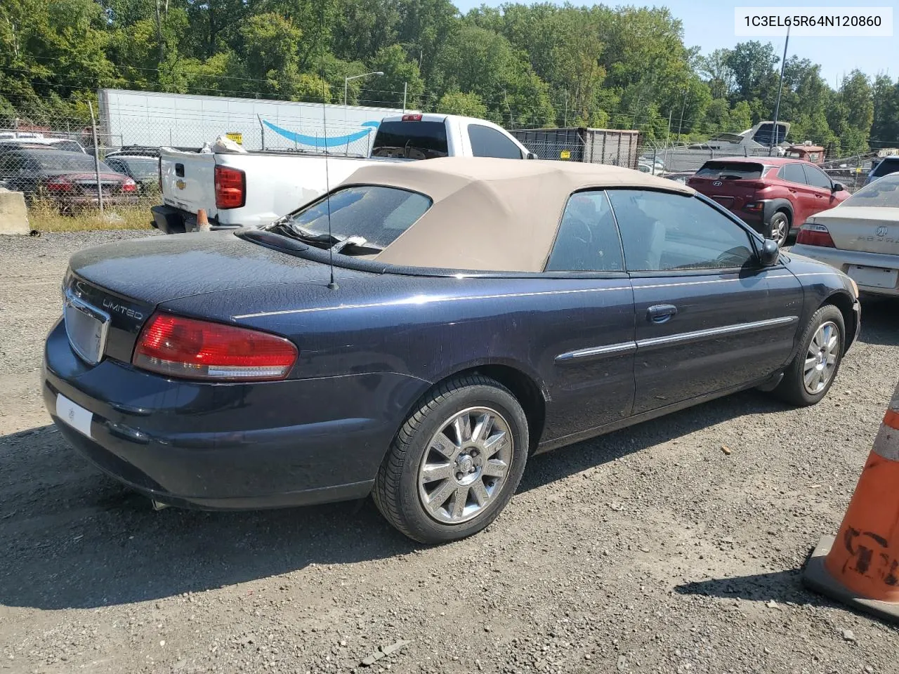 2004 Chrysler Sebring Limited VIN: 1C3EL65R64N120860 Lot: 70438254