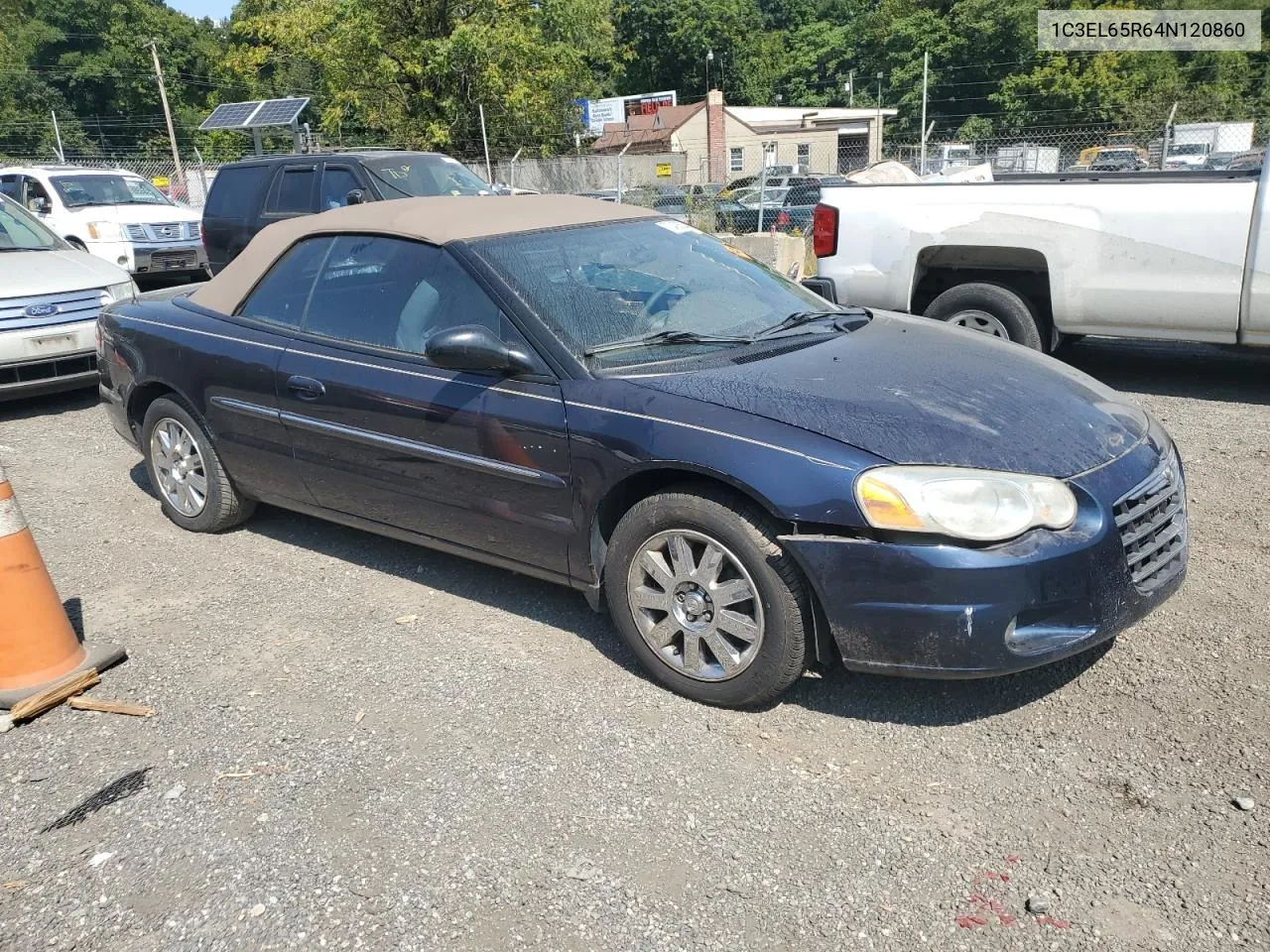 2004 Chrysler Sebring Limited VIN: 1C3EL65R64N120860 Lot: 70438254