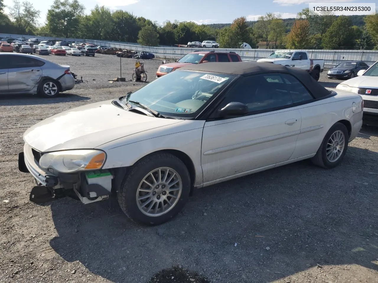 2004 Chrysler Sebring Lxi VIN: 1C3EL55R34N235300 Lot: 70636174