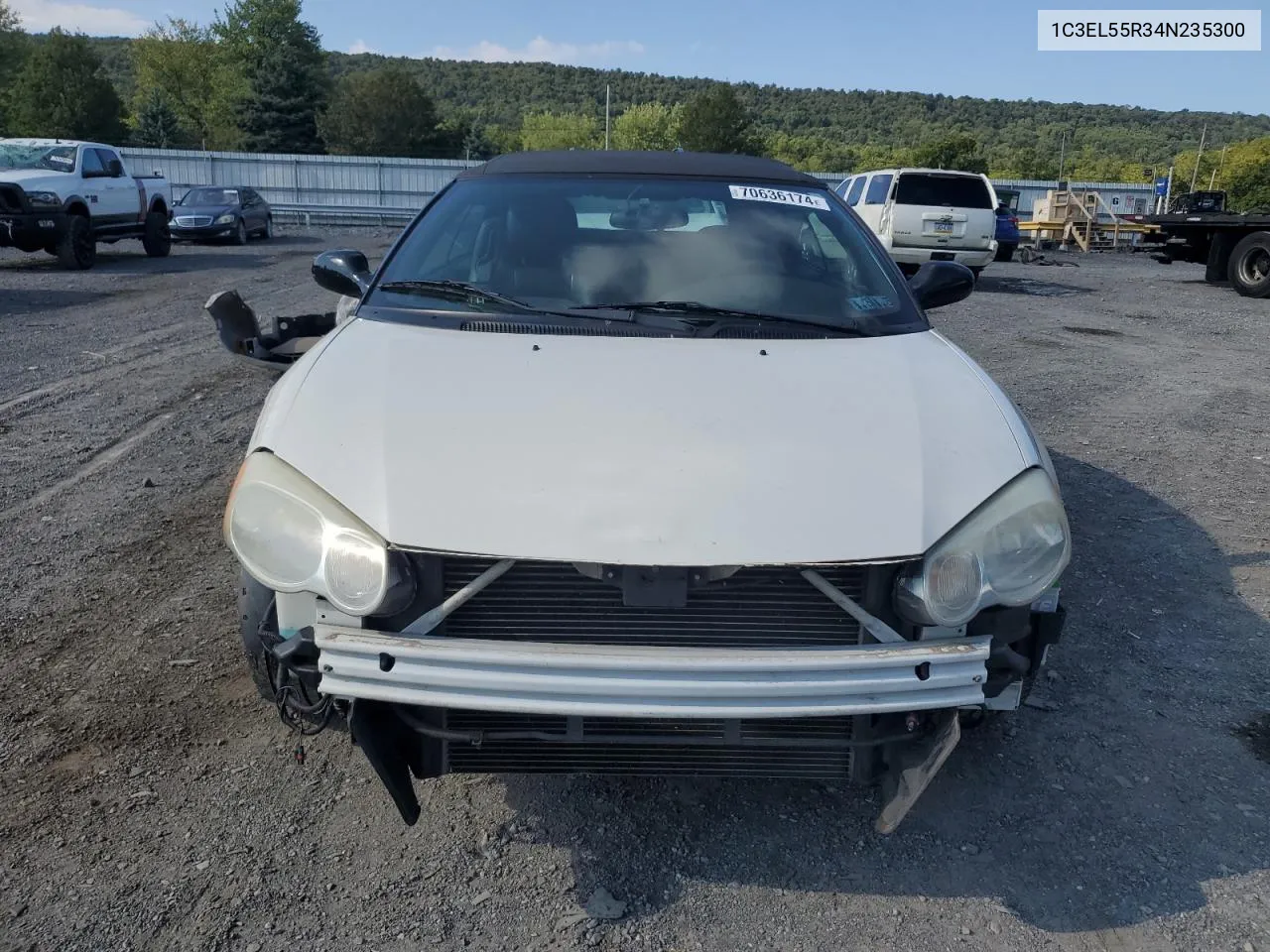 2004 Chrysler Sebring Lxi VIN: 1C3EL55R34N235300 Lot: 70636174