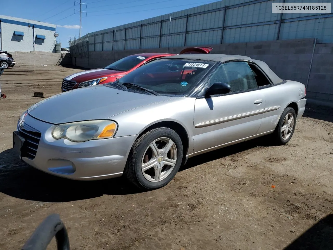 2004 Chrysler Sebring Lxi VIN: 1C3EL55R74N185128 Lot: 71834514