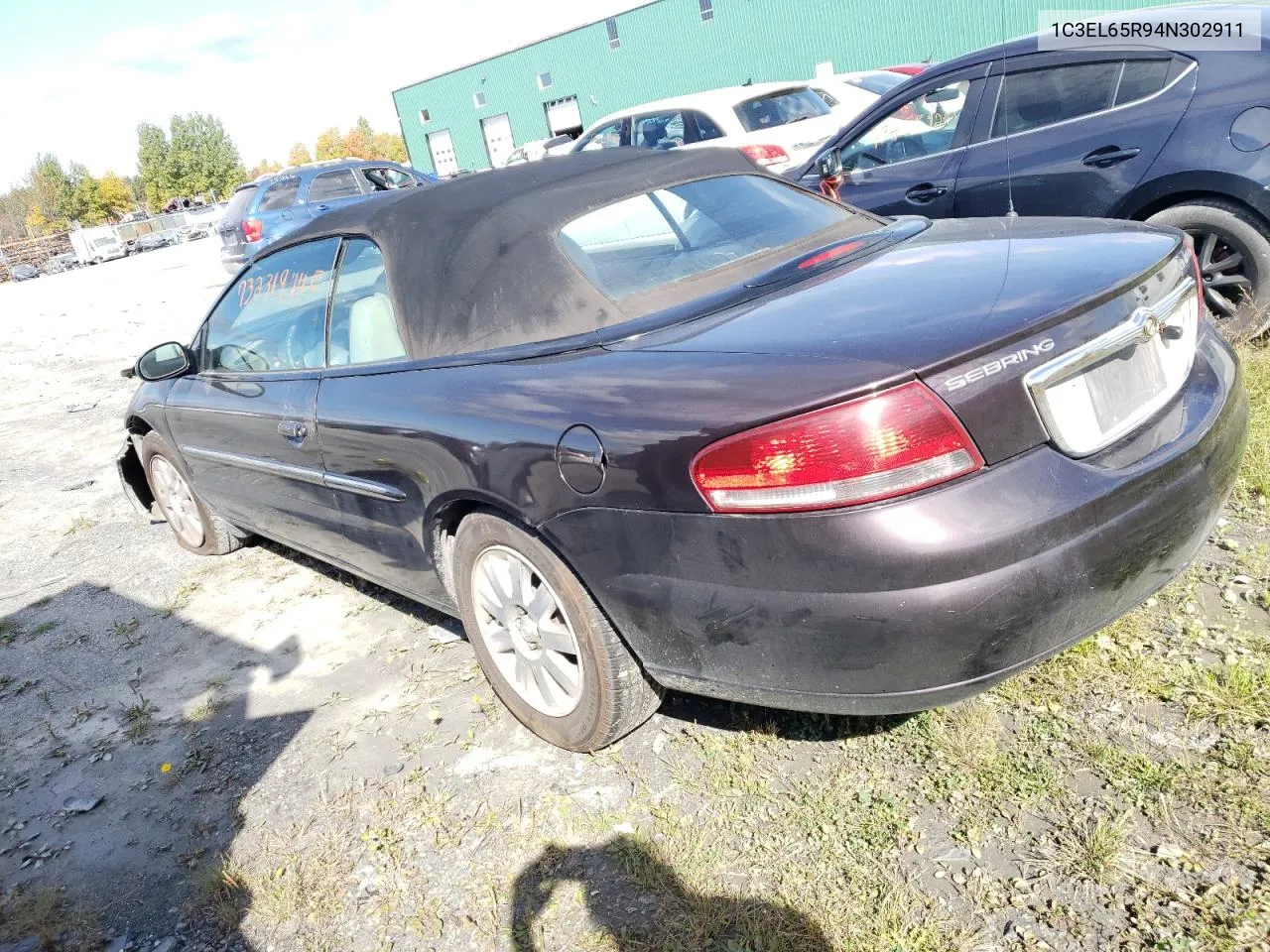 2004 Chrysler Sebring Limited VIN: 1C3EL65R94N302911 Lot: 73231944