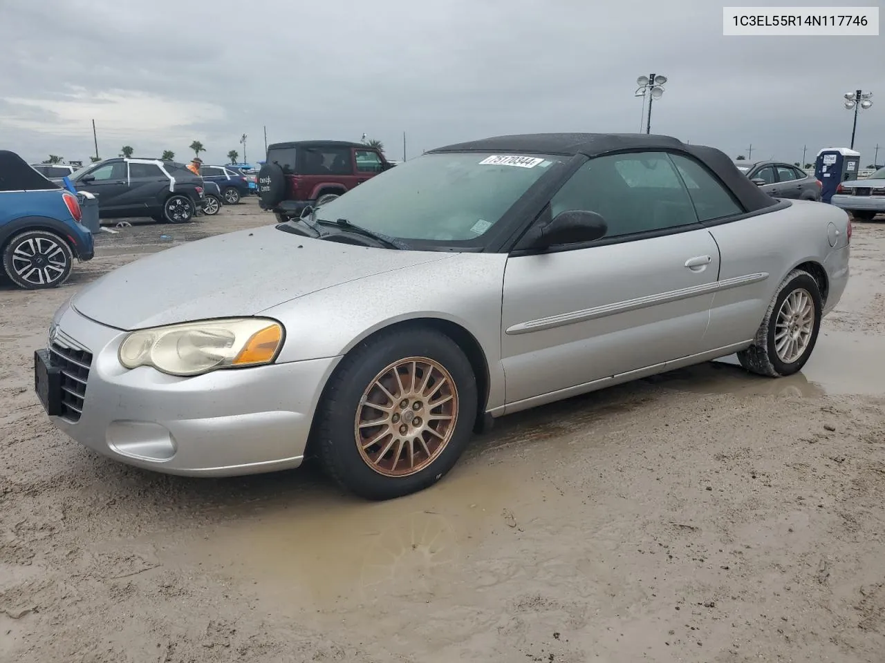 2004 Chrysler Sebring Lxi VIN: 1C3EL55R14N117746 Lot: 75170344