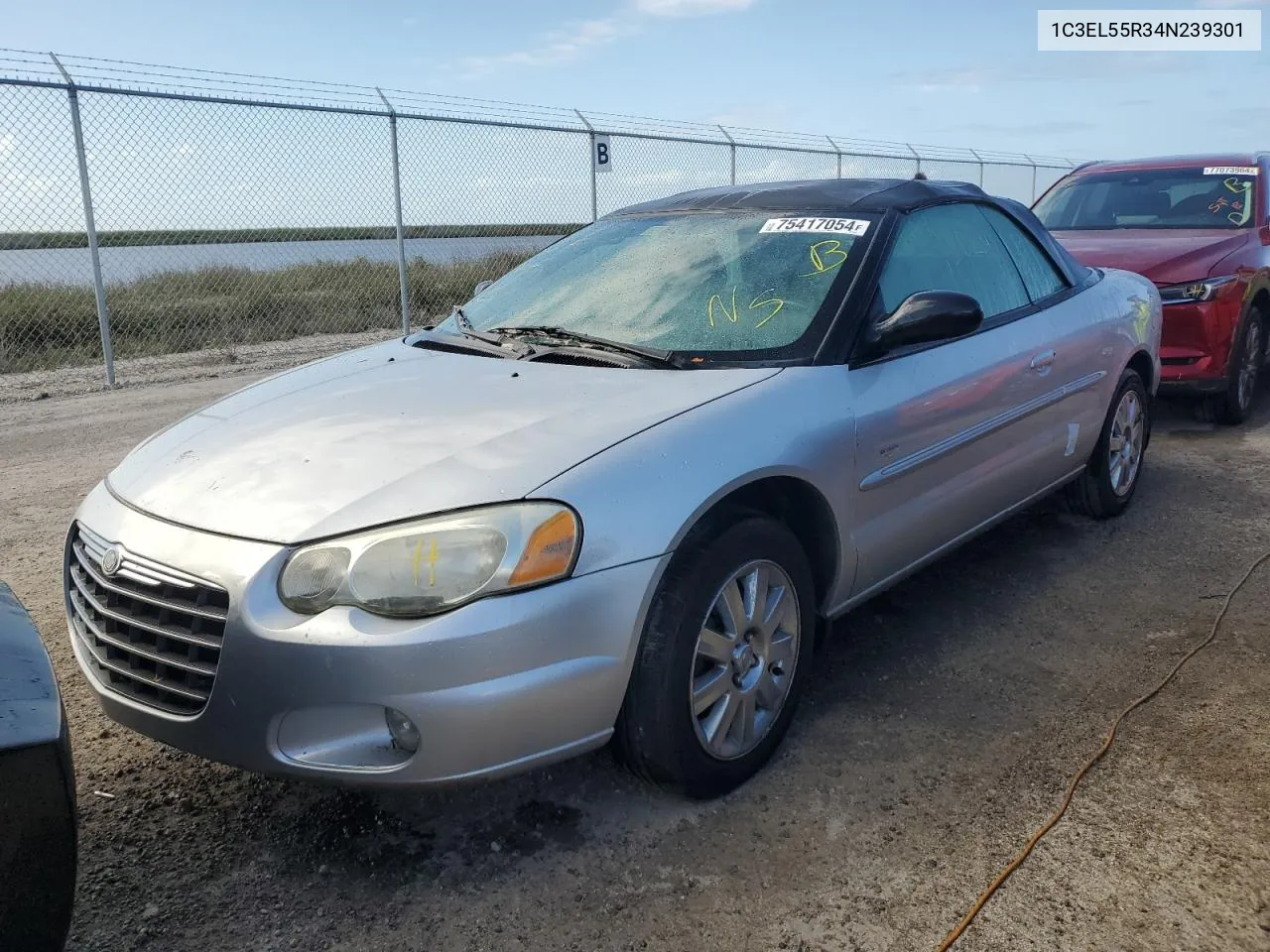 2004 Chrysler Sebring Lxi VIN: 1C3EL55R34N239301 Lot: 75417054