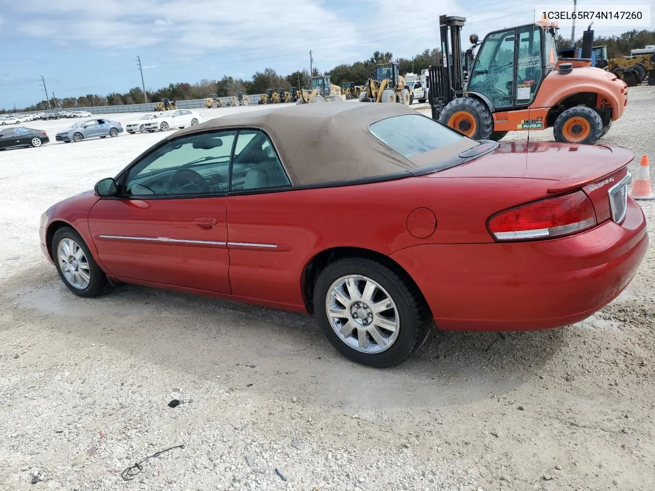 2004 Chrysler Sebring Limited VIN: 1C3EL65R74N147260 Lot: 76795964