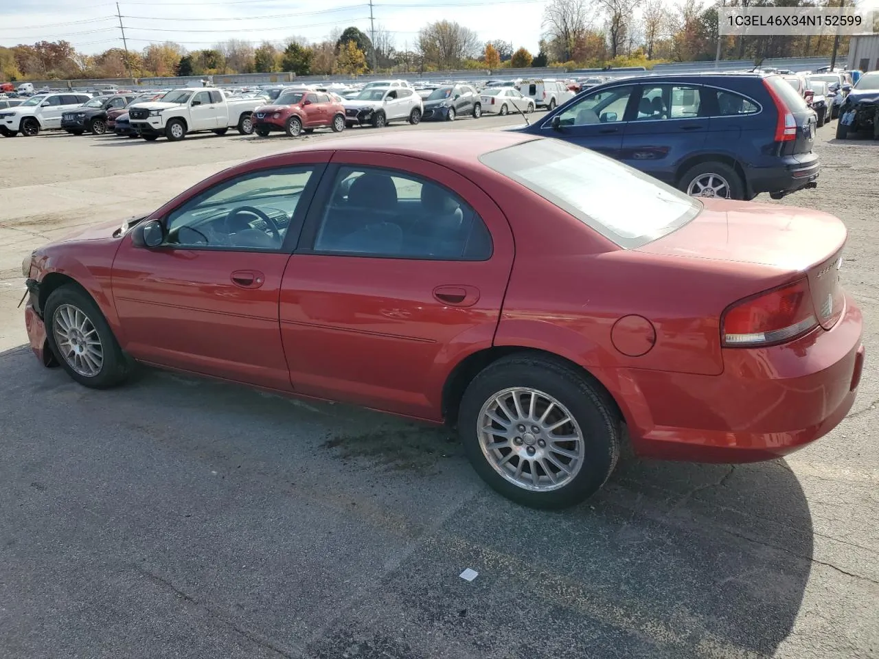 2004 Chrysler Sebring Lx VIN: 1C3EL46X34N152599 Lot: 77840784