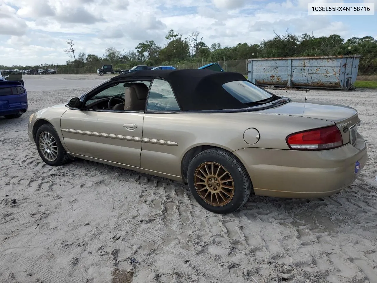 2004 Chrysler Sebring Lxi VIN: 1C3EL55RX4N158716 Lot: 80738874