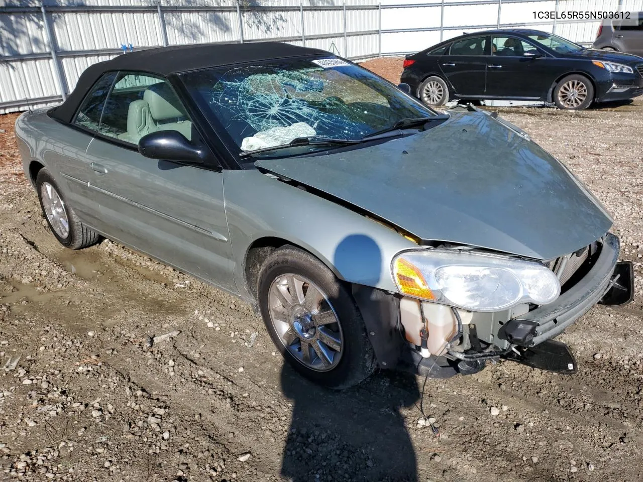 2005 Chrysler Sebring Limited VIN: 1C3EL65R55N503612 Lot: 40435964