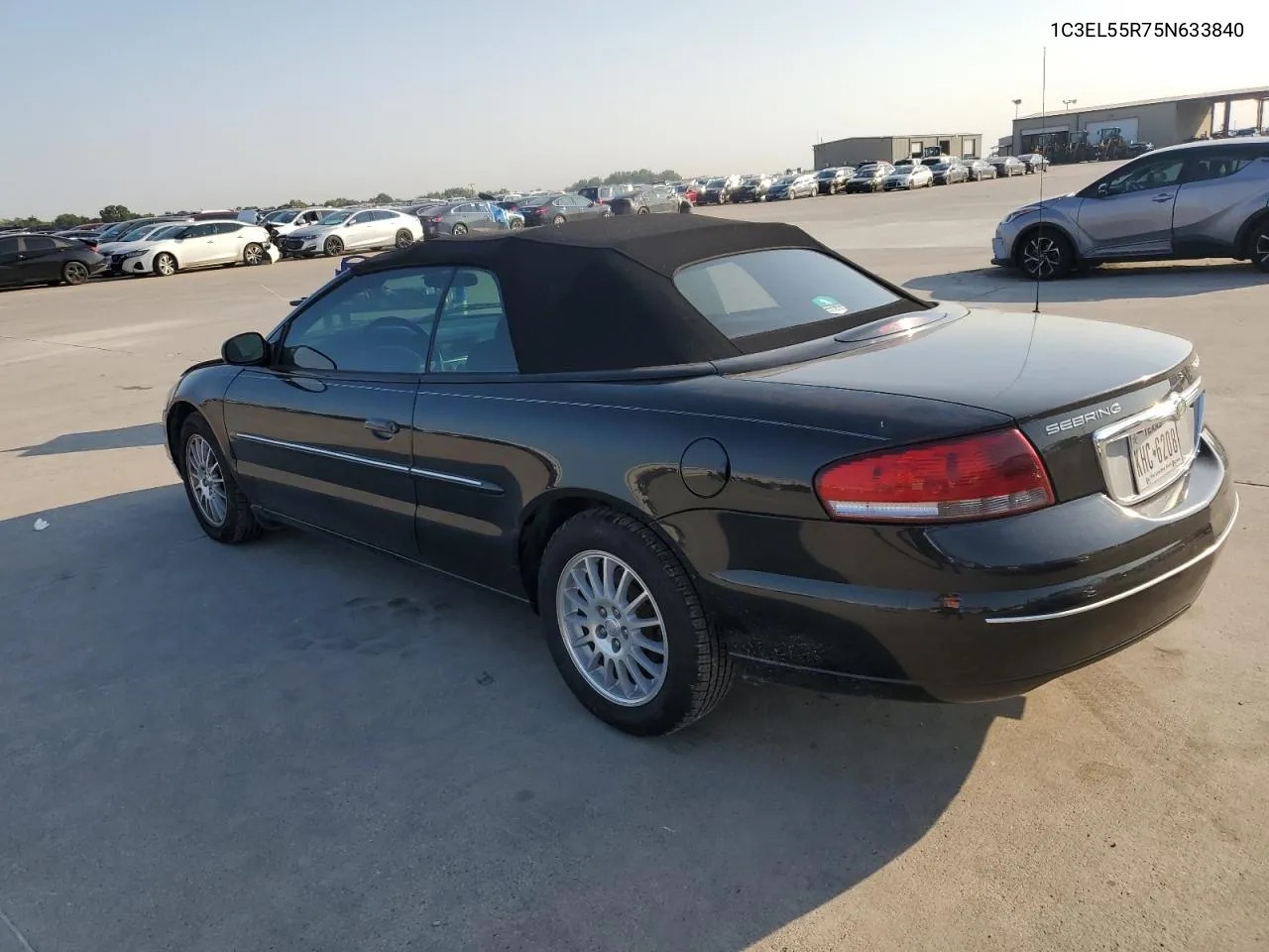 2005 Chrysler Sebring Touring VIN: 1C3EL55R75N633840 Lot: 66226994