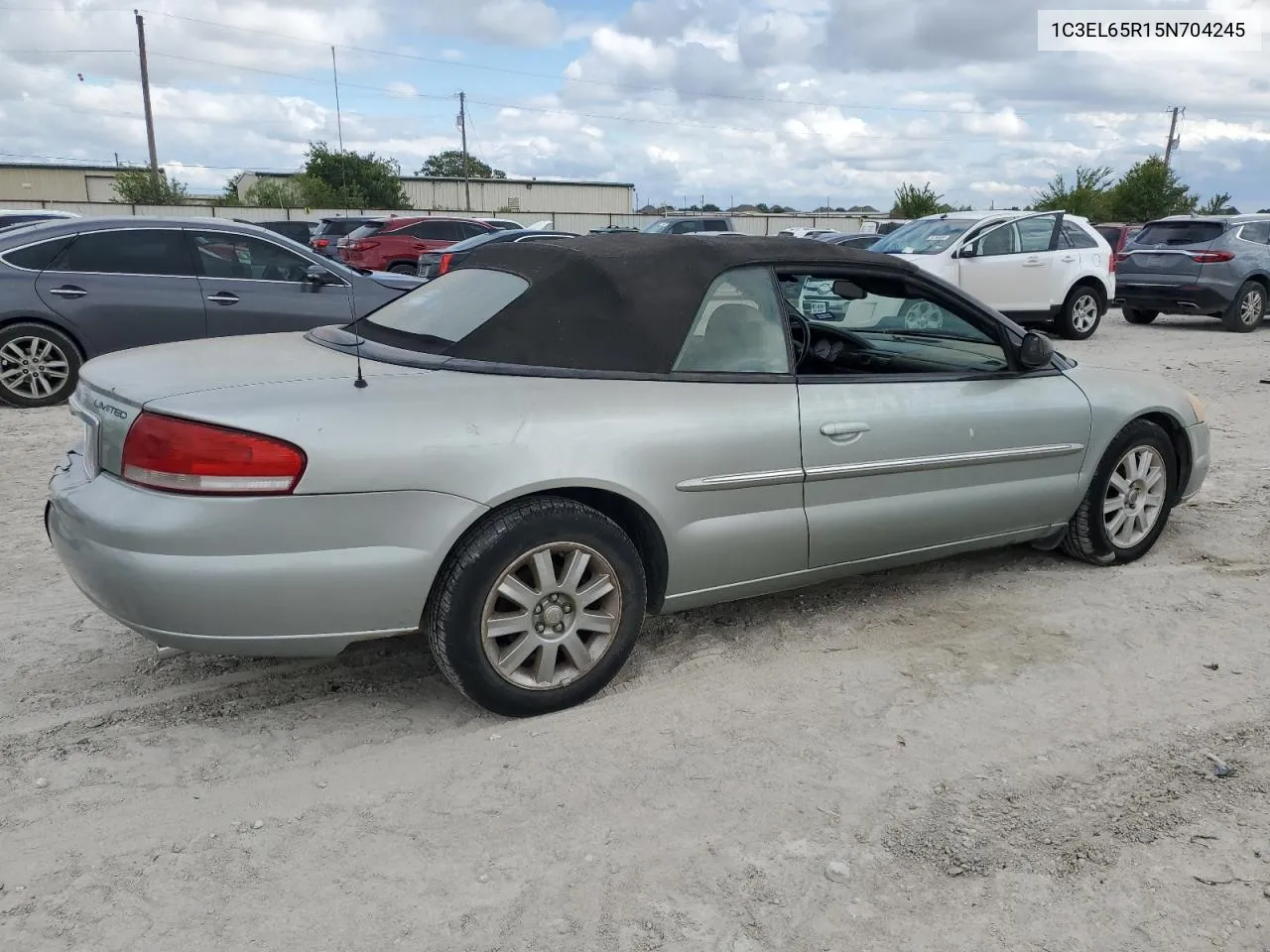 2005 Chrysler Sebring Limited VIN: 1C3EL65R15N704245 Lot: 71184844