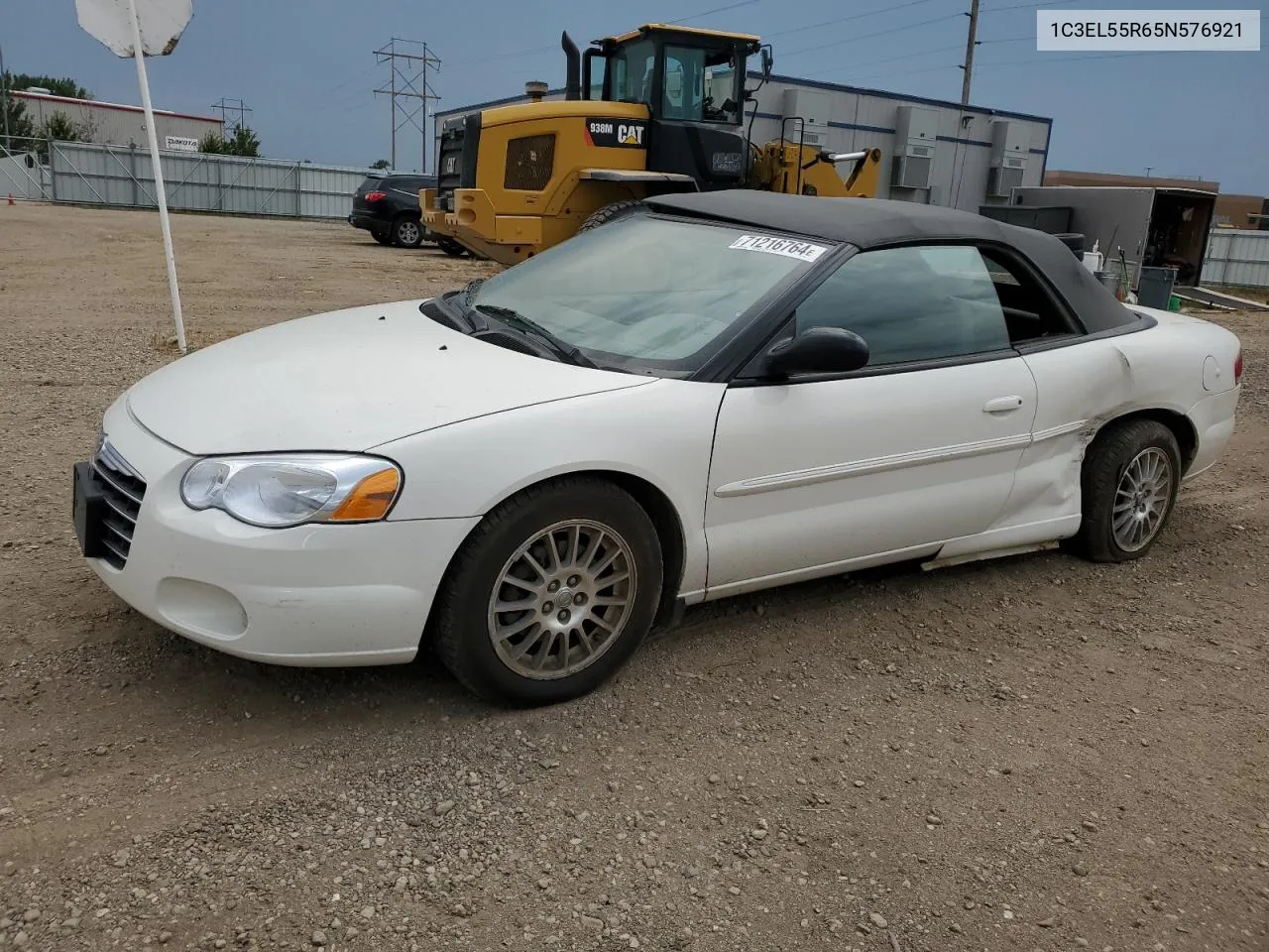 2005 Chrysler Sebring Touring VIN: 1C3EL55R65N576921 Lot: 71216764