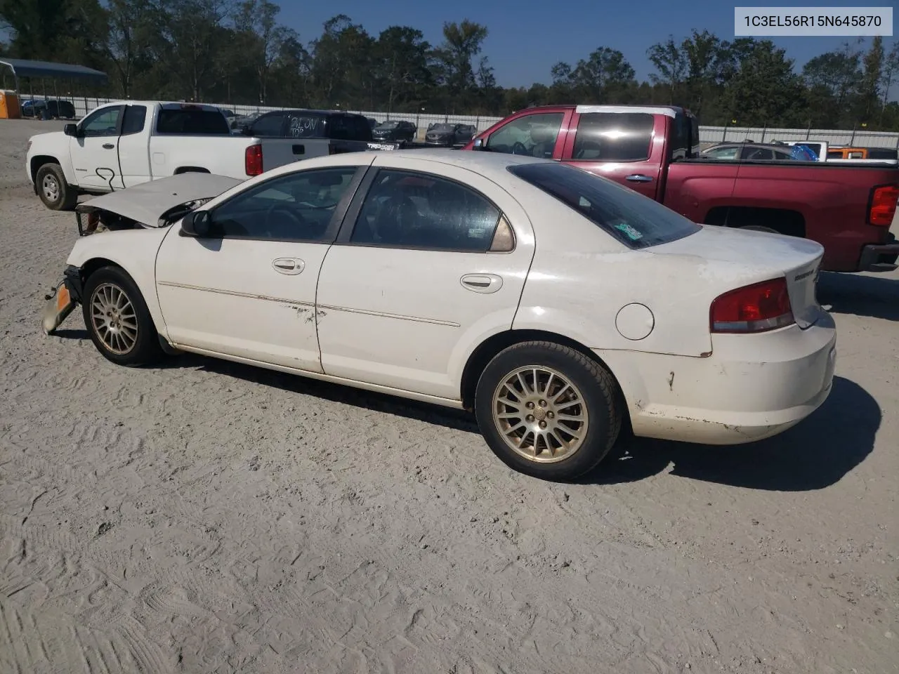 2005 Chrysler Sebring Touring VIN: 1C3EL56R15N645870 Lot: 74931834