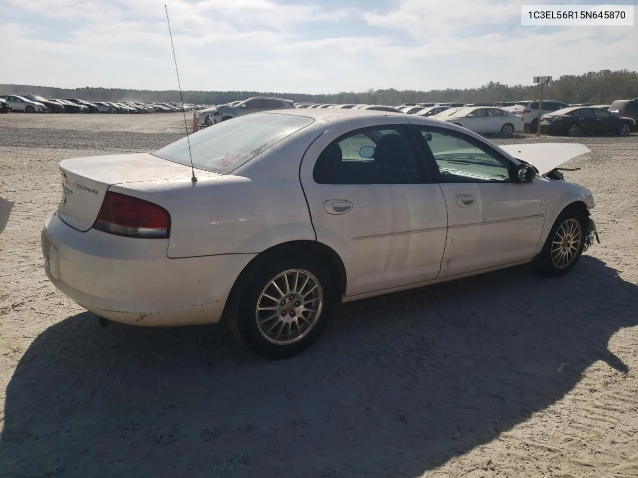 2005 Chrysler Sebring Touring VIN: 1C3EL56R15N645870 Lot: 74931834